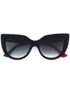 Gucci Eyewear Cat-eye Tinted Sunglasses - Black