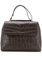 Orciani Croc Handbag - Brown