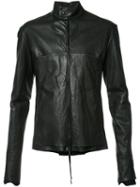 Ma+ Relaxed Biker Jacket, Men's, Size: 48, Black, Calf Leather
