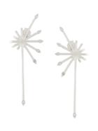 Meadowlark Diamond Petal Burst Earrings - Metallic