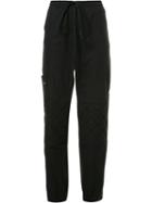 Rosie Assoulin Quilted Panel Track Pants, Women's, Size: 6, Black, Cotton