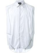 Fengchen Wang Front Zip Sleeveless Shirt
