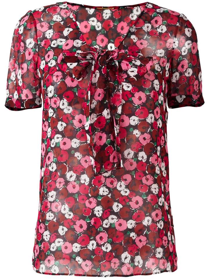 Saint Laurent Anemone Printed Top - Multicolour