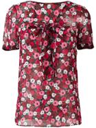 Saint Laurent Anemone Printed Top - Multicolour