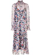 Jill Stuart Floral Print Midi Dress - Multicolour