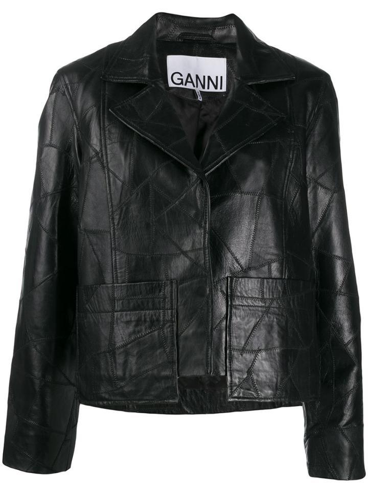 Ganni Patchwork Jacket - Black