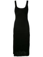 Mara Mac Pleated Knit Dress - Black