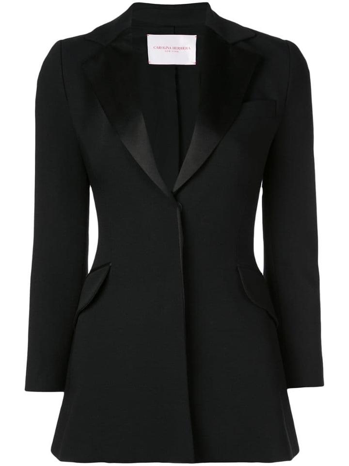 Carolina Herrera Classic Fitted Jacket - Black
