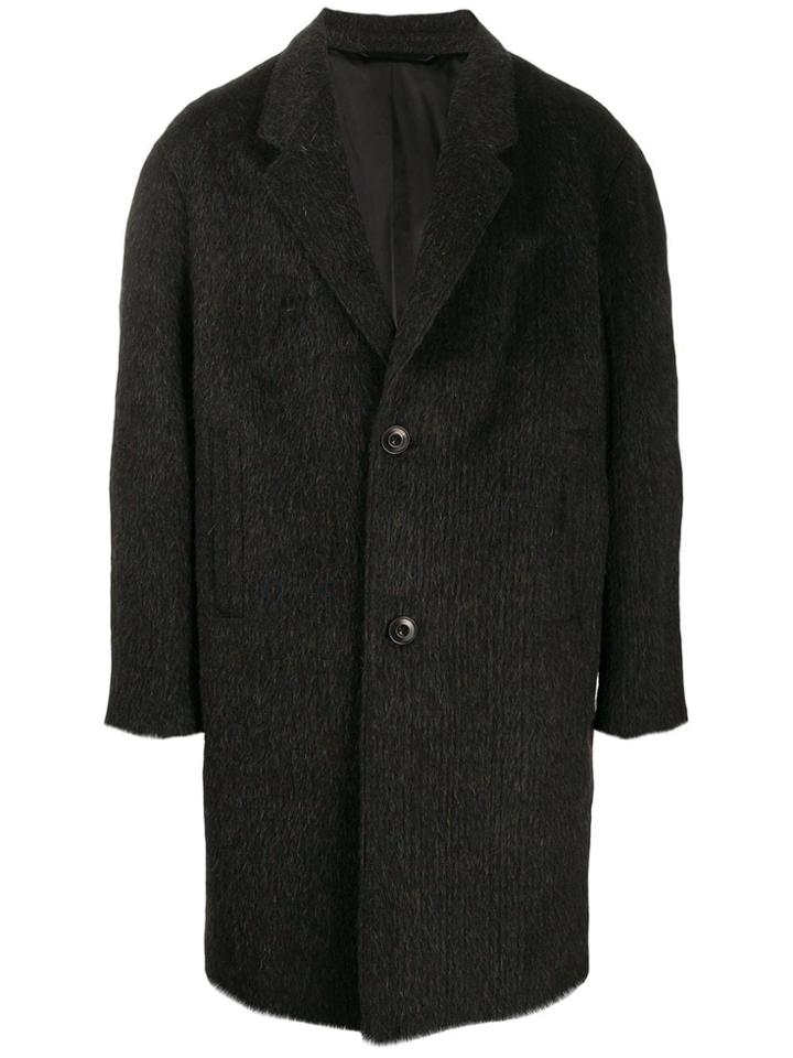 Lemaire Oversized Single-breasted Coat - Blue
