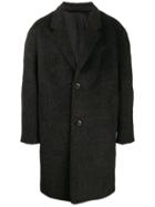 Lemaire Oversized Single-breasted Coat - Blue