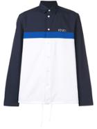 Kenzo Colour Block Shirt - Blue