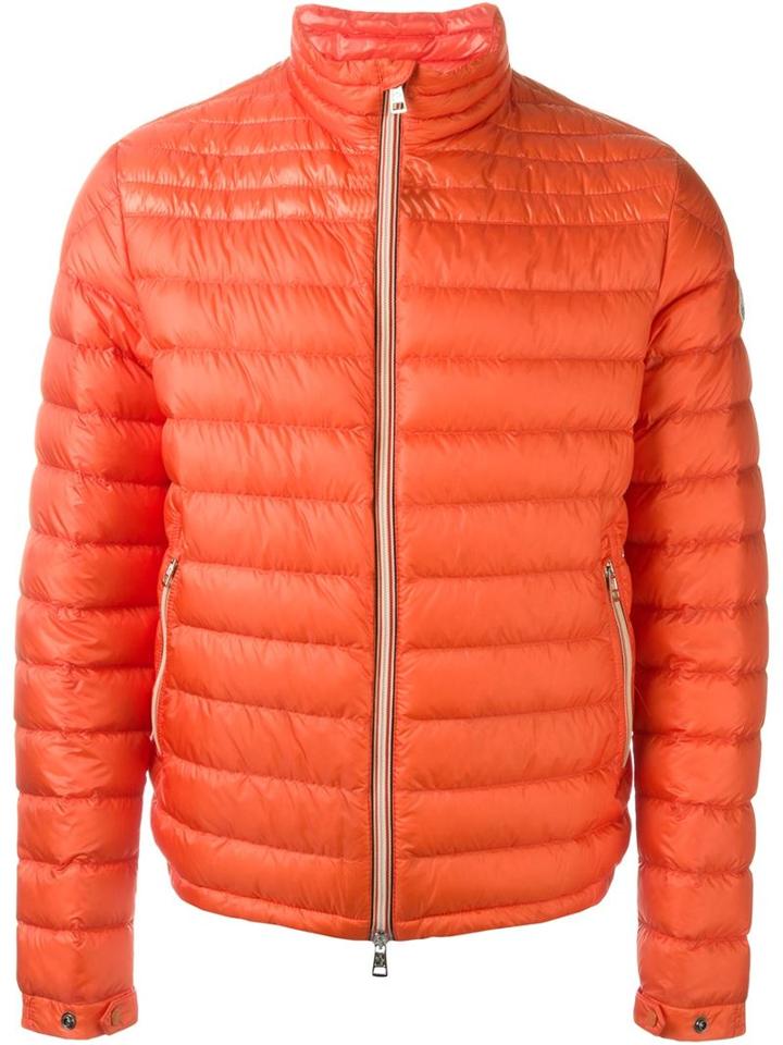 Moncler 'grange' Padded Jacket, Men's, Size: 2, Red, Feather Down/polyamide