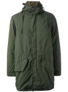Aspesi Short Parka Coat, Men's, Size: Xl, Green, Polyamide