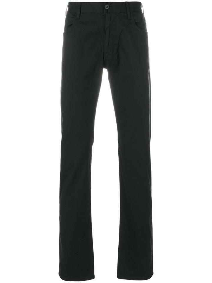 Armani Jeans Straight-leg Jeans - Black