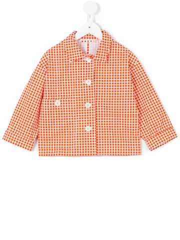 Marni Kids - Checked Jacket - Kids - Cotton - 4 Yrs, Yellow/orange