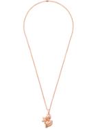 Alexander Mcqueen Vintage Skull & Starfish Necklace - Metallic