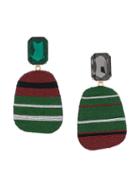 Mary Jane Claverol Lauren Earrings - Green