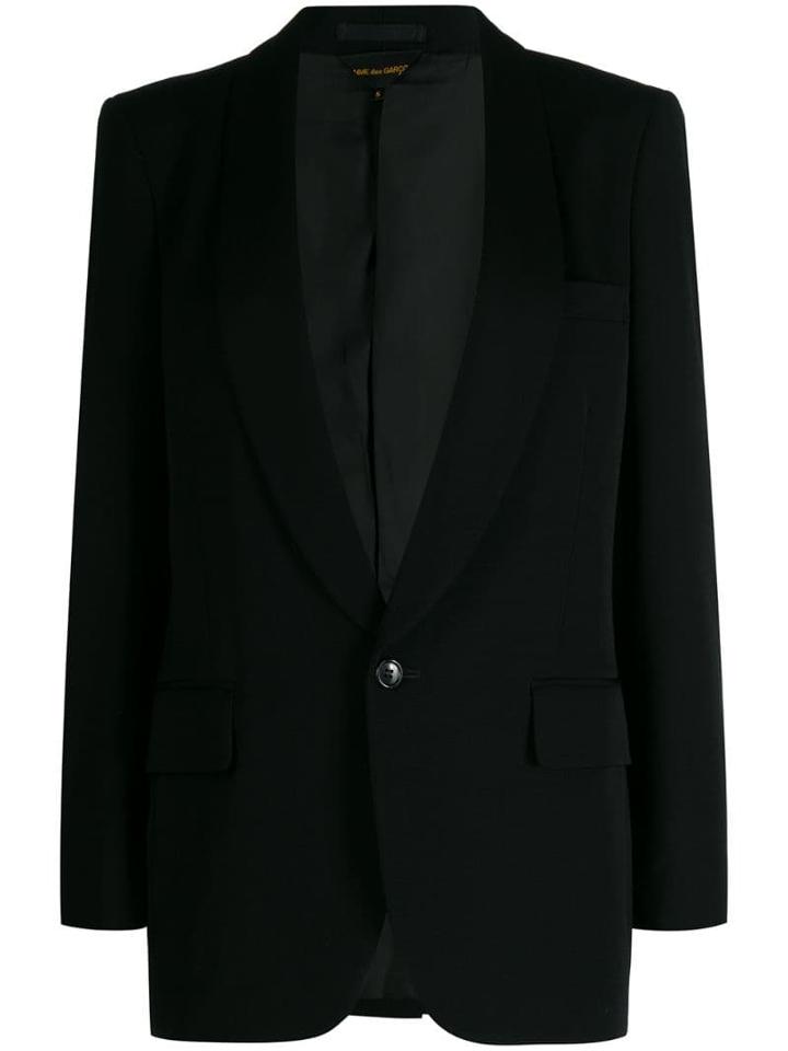 Comme Des Garçons Classic Fitted Blazer - Black