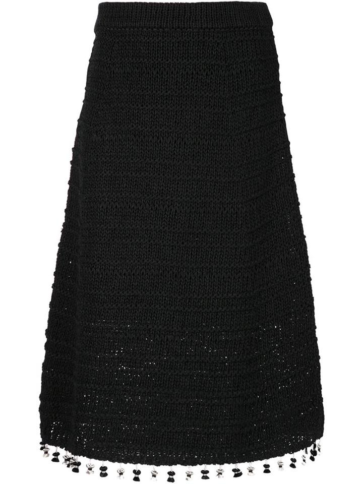 Derek Lam A-line Crochet Skirt