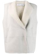 Iro Shearing Gilet - White