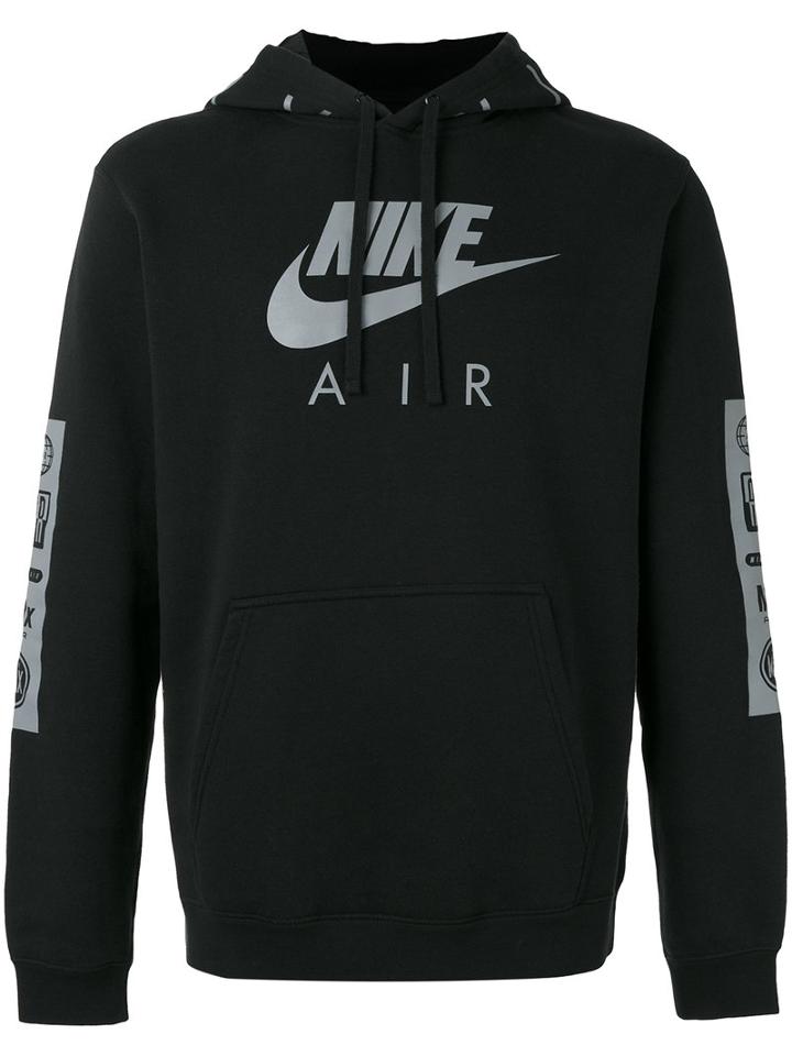 Nike Fleece Po Hoodie, Men's, Size: Medium, Black, Cotton/polyester