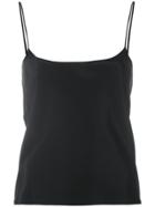 Alberta Ferretti Spaghetti Strap Cami - Black