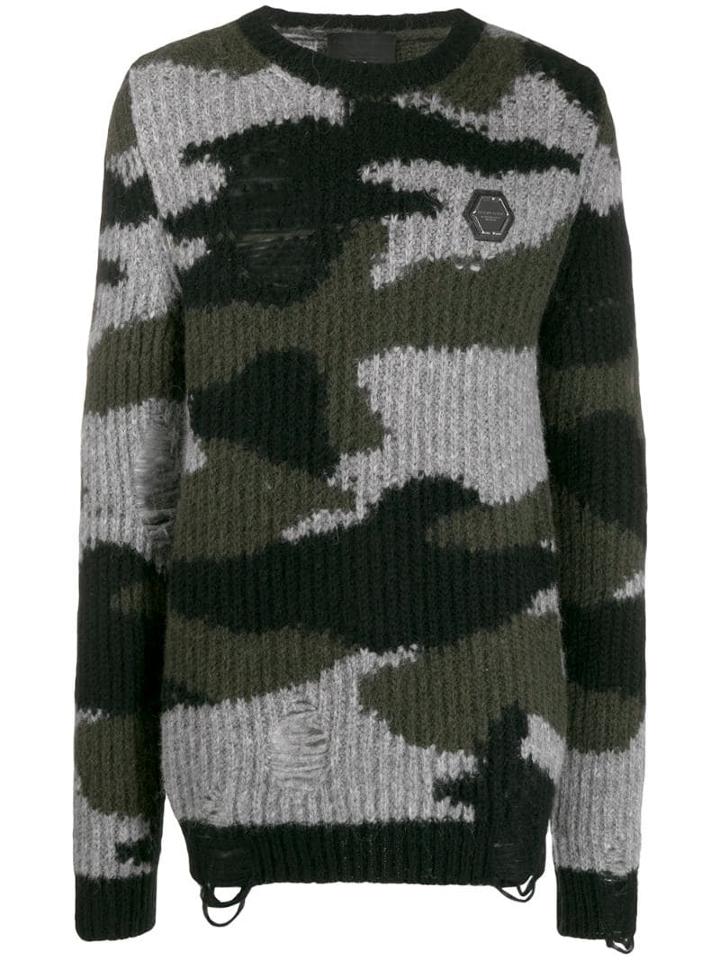 Philipp Plein Stars Sweatshirt - Green