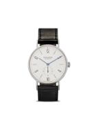 Nomos Tangente Date 38mm - White, Silver-plated