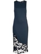 Haney Lace-panelled Dress - Blue
