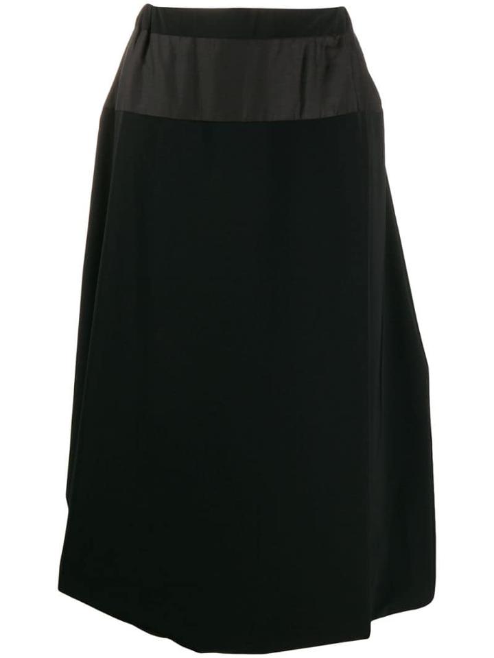 Zucca Puffball Hem Skirt - Black