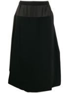Zucca Puffball Hem Skirt - Black