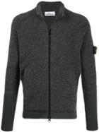 Stone Island Zipped-up Cardigan - Grey