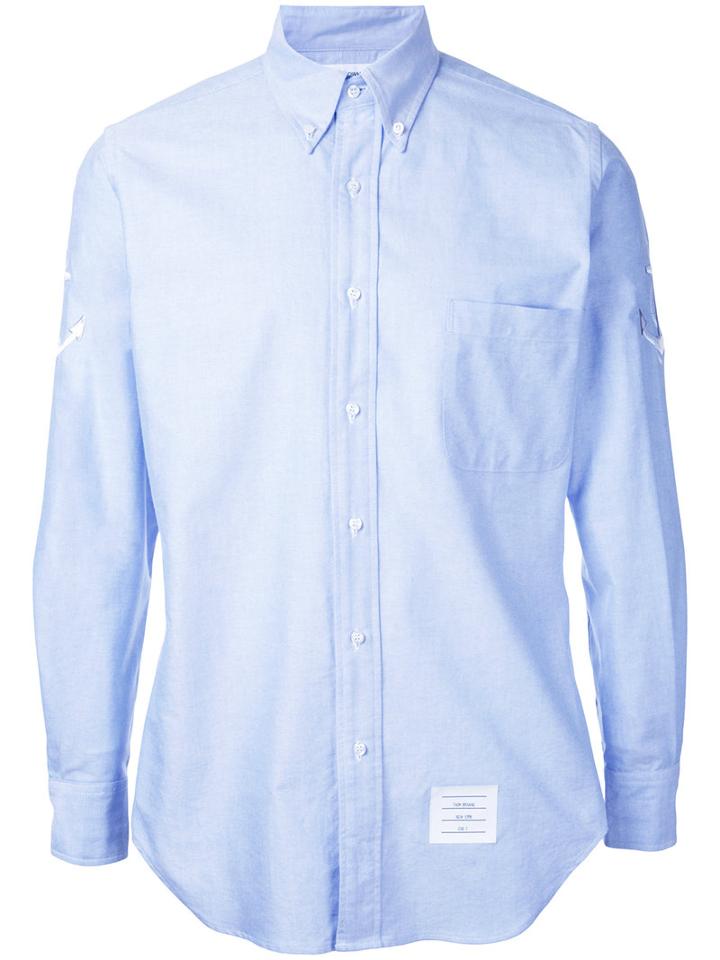 Thom Browne - Classic Shirt - Men - Cotton - 1, Blue, Cotton