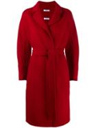 P.a.r.o.s.h. Belted Midi Coat - Red
