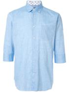 Loveless 3/4 Sleeve Shirt - Blue