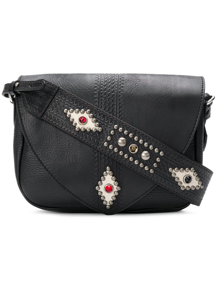 Htc Los Angeles American Midi Sling Crossbody Bag - Black