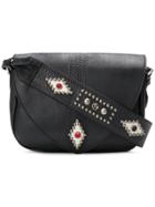 Htc Los Angeles American Midi Sling Crossbody Bag - Black