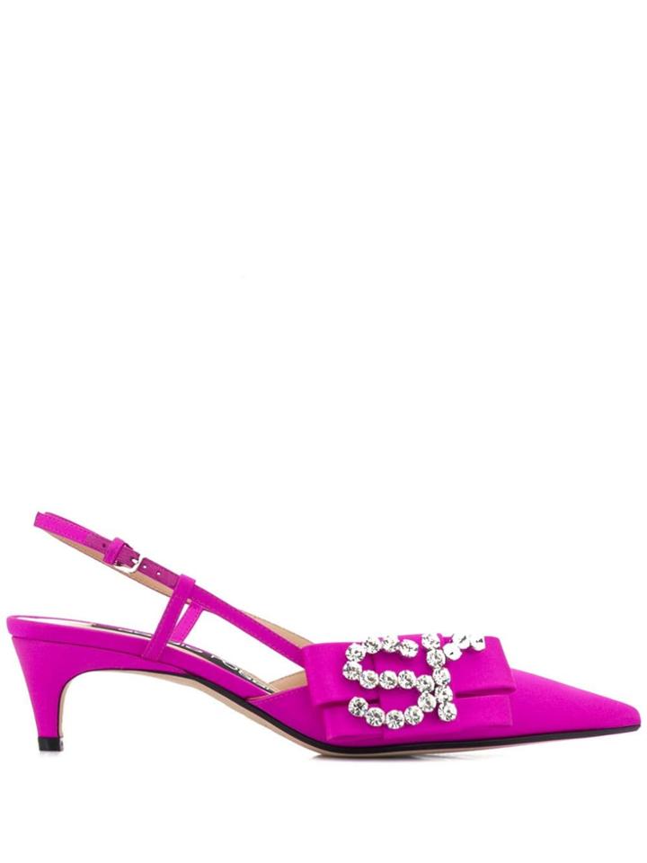 Sergio Rossi Sr Icona Slingback Pumps - Pink