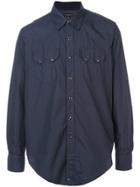 Engineered Garments Double Pocket Shirt - Blue