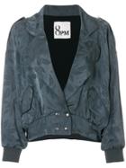 8pm Kiribati Floral Bomber Jacket - Grey