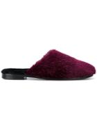 Avec Modération Textured Mules - Pink & Purple