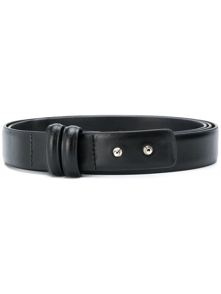 Neil Barrett Leather Belt - Black