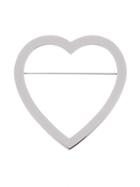 Givenchy Heart Shaped Brooch - Metallic