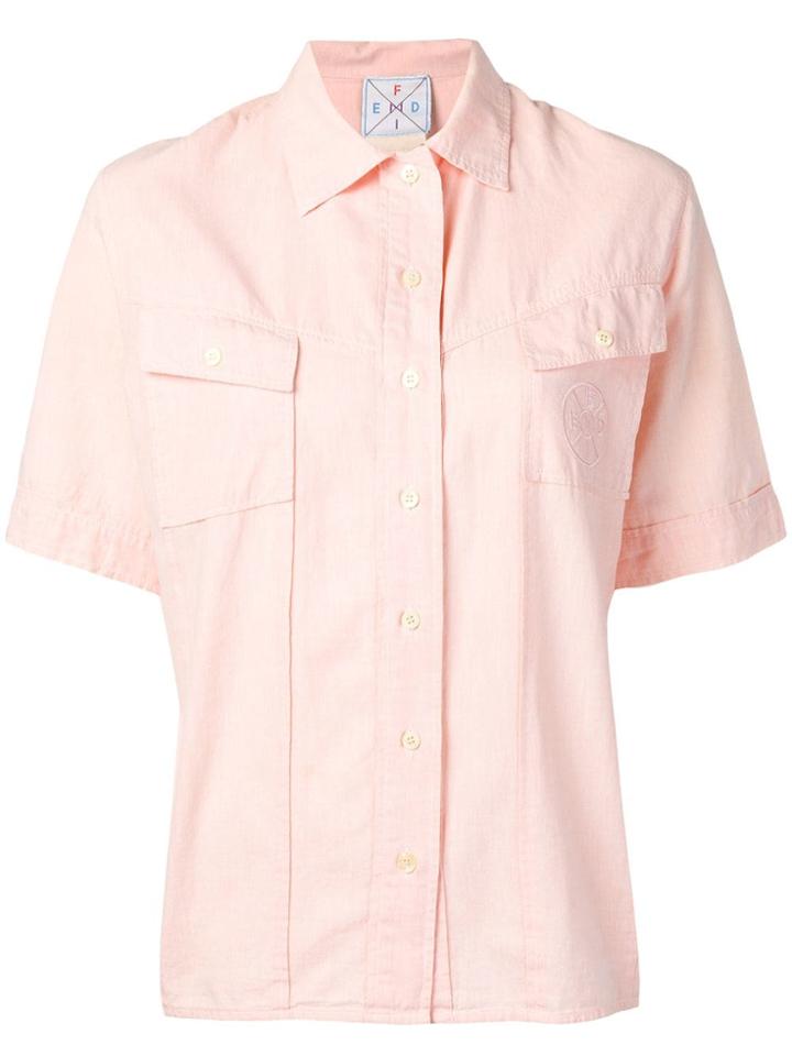 Fendi Vintage 1970's Shortsleeved Shirt - Pink