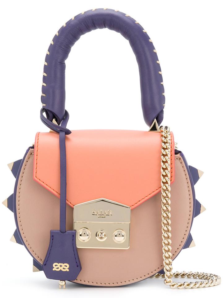 Salar Colour-block Satchel - Multicolour