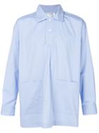 Comme Des Garçons Shirt Boys Pocket Detail Shirt - Blue
