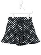 Familiar - Dots Ruffled Shorts - Kids - Cotton - 6 Yrs, Blue