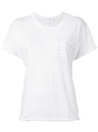 Rag & Bone /jean Studded T-shirt, Women's, Size: Medium, White, Cotton