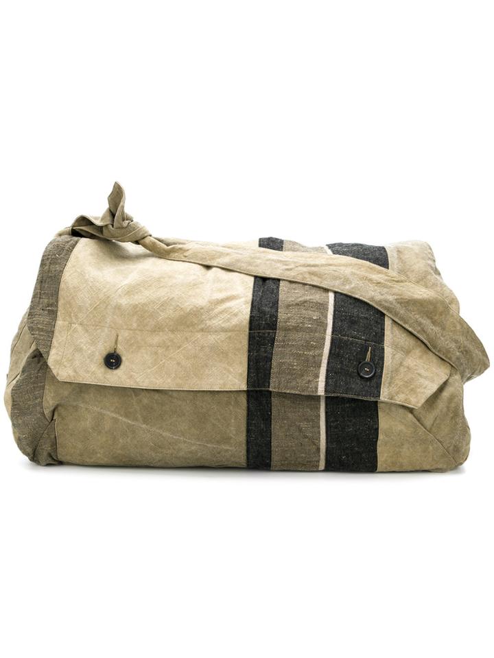 Ziggy Chen Large Travellers Shoulder Bag - Green