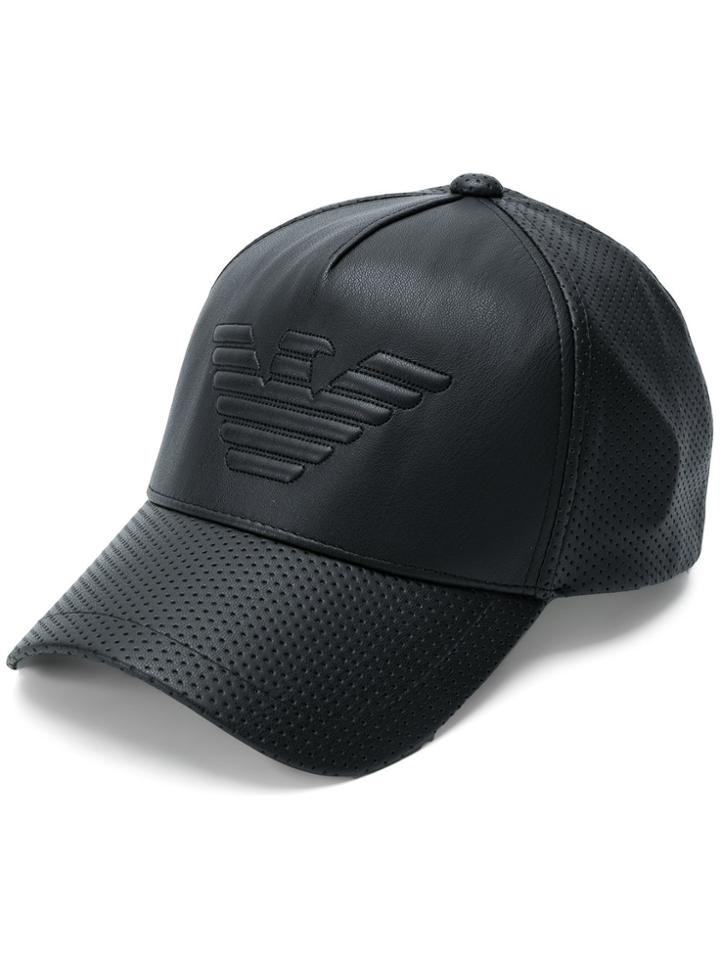 Emporio Armani Logo Cap - Black